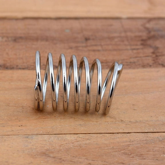 SS DESIGNS Handmade Spiral Ring, Wire Spiral Ring, 925 Sterling Silver Ring, Adjustable Ring, Silver Ring, Wire Wrap Ring, Band Ring, Statement Ring