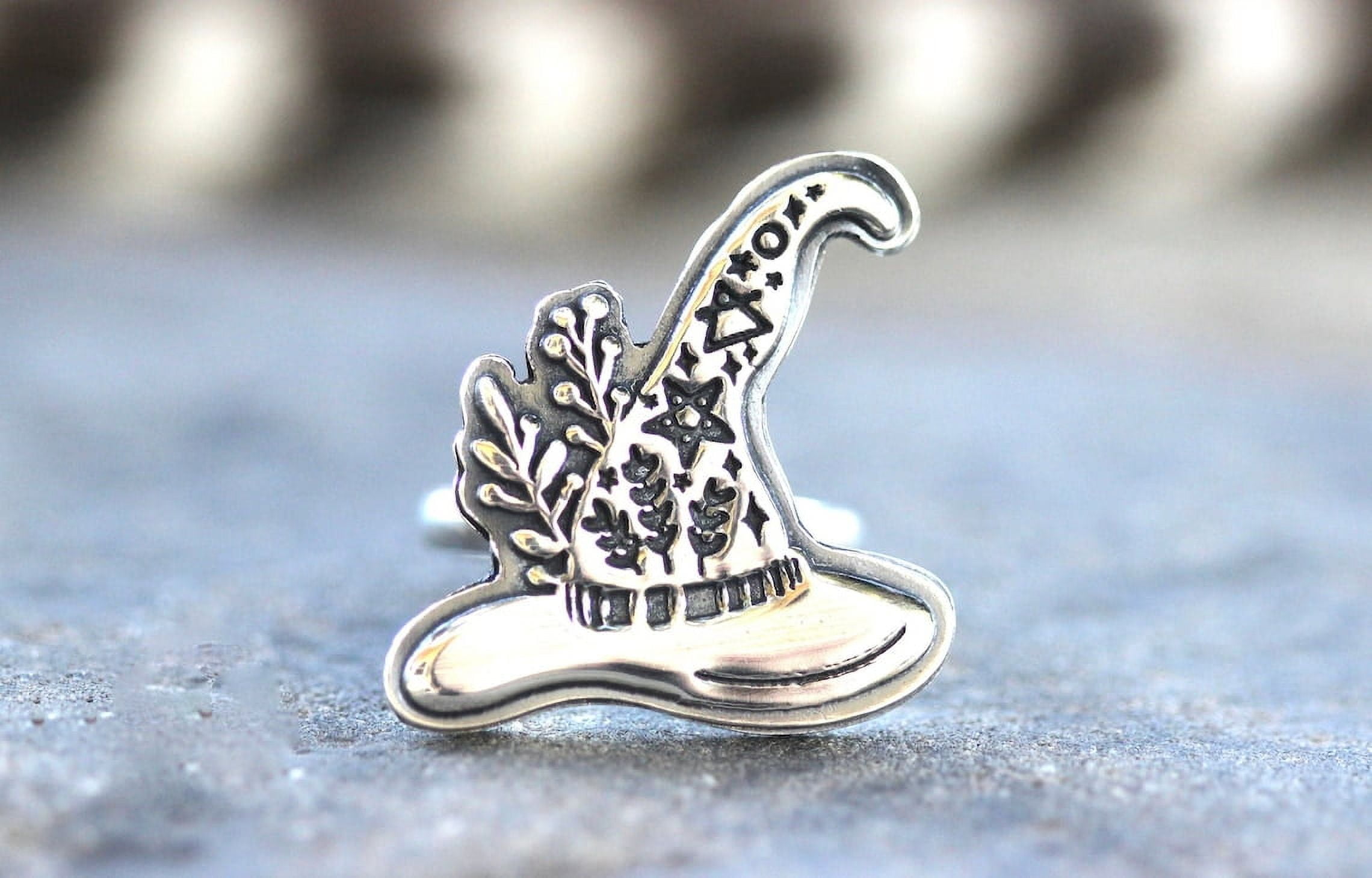 SS DESIGNS Pentagram Ring Magic Ring Witchcraft Ring Halloween Ring ...