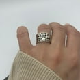 thumbnail image 1 of SS DESIGNS Silver Chunky Boho Thick Adjustable Stacking Statement Thumb Ring, 1 of 7