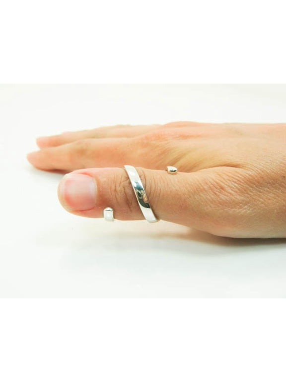 Silver Spiral Wrap Ring, Adjustable Minimalist Fashion Jewelry