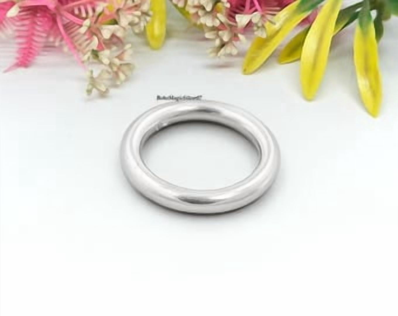 SS DESIGNS Silver Stacking Ring, Chunky Thick Band with Smooth Round ...