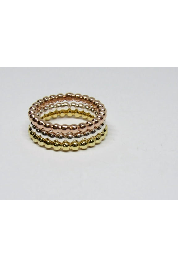 Stackable Beaded Wire Ring • 14k Gold Fill, Sterling Silver, or Rose Gold • Dainty Thin Midi Ring for Women • Delicate Mismatched Stacking Rings