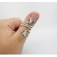 thumbnail image 1 of SS DESIGNS Sterling Silver Mouse Trigger Finger Splint Ring | Adjustable RA Wrap Around Mallet Finger Splint for PIP & DIP Joints | EDS, Arthritis, and Tendon Support Therapy Ring, 1 of 2