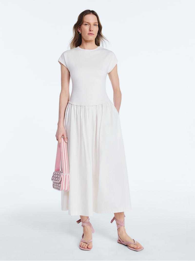 Scoop Women's Maxi Dress with Short Dolman Sleeves, Sizes XS-4X -  Walmart.com