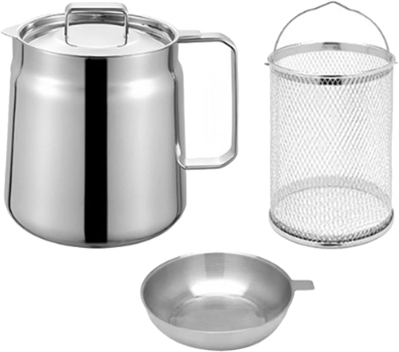 SSDeep Fryer Pot Deep Fryed Basket Chicken Fryer Soup Pot Multipurpose Large Capacity Oil Fryer