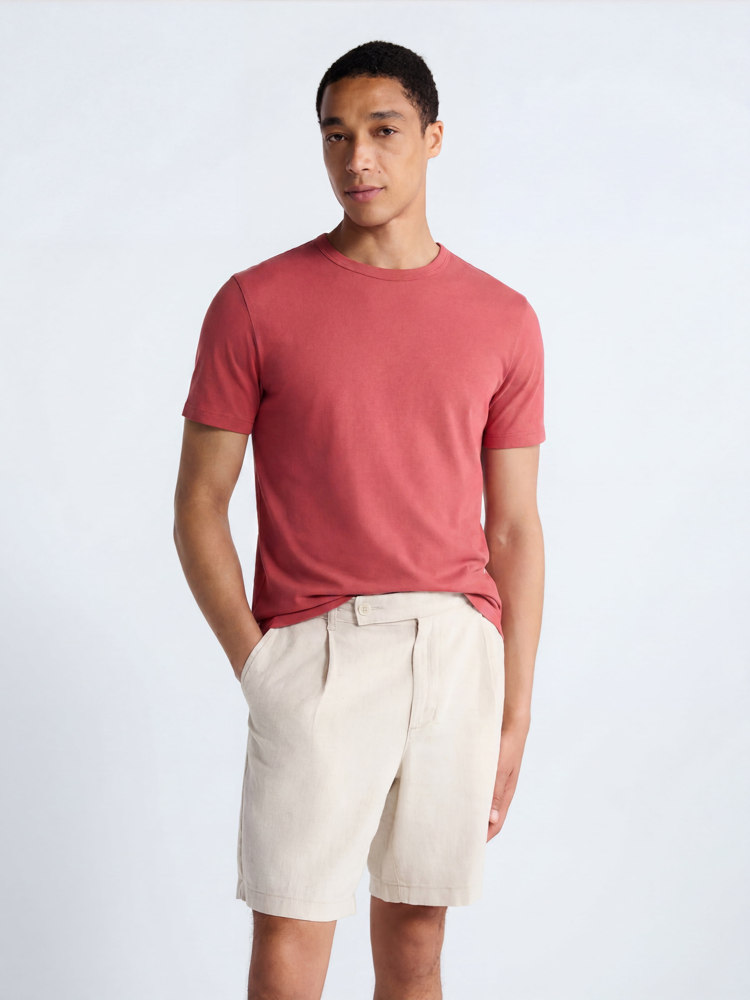 Free Assembly Men's and Big Men's Everyday Cotton Tee with Short Sleeves, Sizes S-XXXL