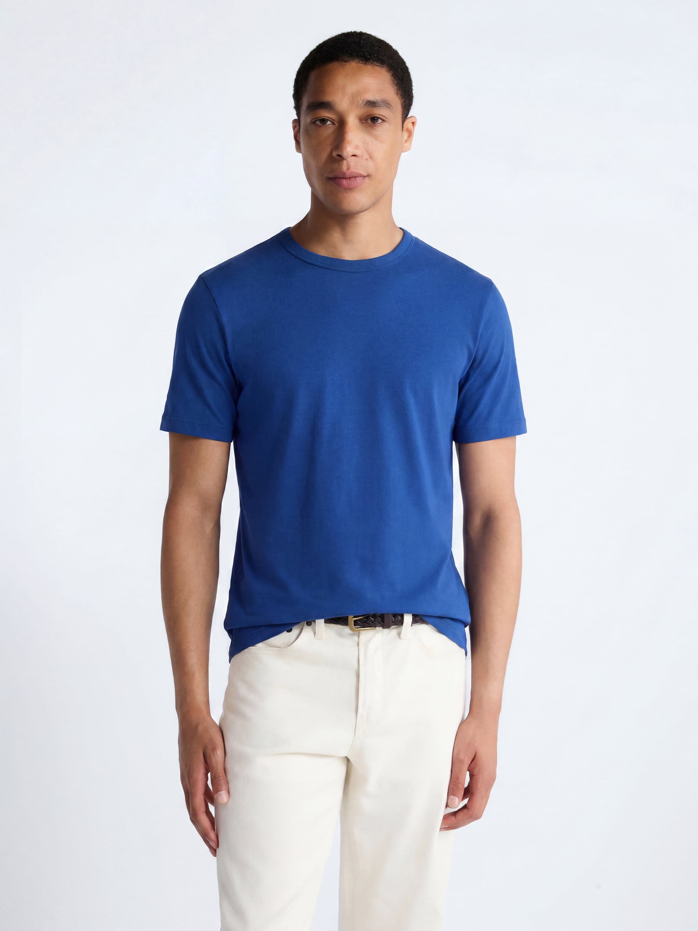 Free Assembly Men's and Big Men's Everyday Cotton Tee with Short Sleeves, Sizes S-XXXL