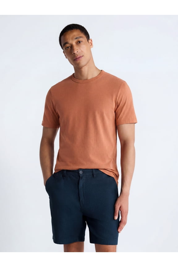 Men's and Big Men's Everyday Cotton Tee with Short Sleeves, Sizes S-XXXL