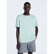 Free Assembly Men s Everyday Cotton Tee with Short Sleeves, Sizes S-3XL