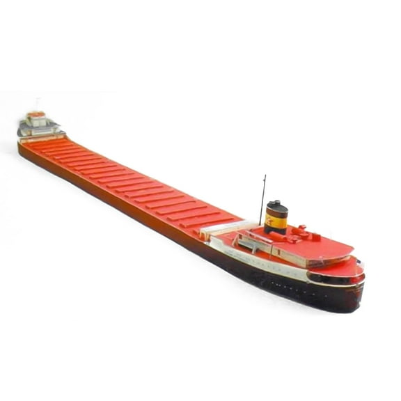 SS Edmund Fitzgerald Ore Carrier 1/400 Scale Model for Military Collectible Enthusiasts Home Gift Toy