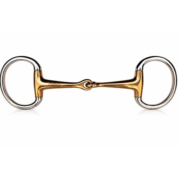 SS Eggbutt 5" Single Jointed Copper Mouth Snaffle Training Bit 35640B