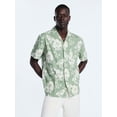 thumbnail image 1 of Free Assembly Men's Floral Cotton Camp Shirt with Short Sleeves, Sizes S-3XL, 1 of 6