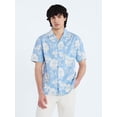 thumbnail image 1 of Free Assembly Men's Floral Cotton Camp Shirt with Short Sleeves, Sizes S-3XL, 1 of 6