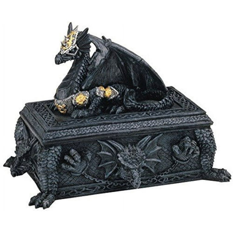 SS-G-71298 Dragon Trinket Box Collectible Fantasy Container