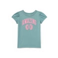 thumbnail image 1 of Garanimals Toddler Girl Short Puff Sleeve Graphic T-Shirt, Sizes 18M-5T, 1 of 3