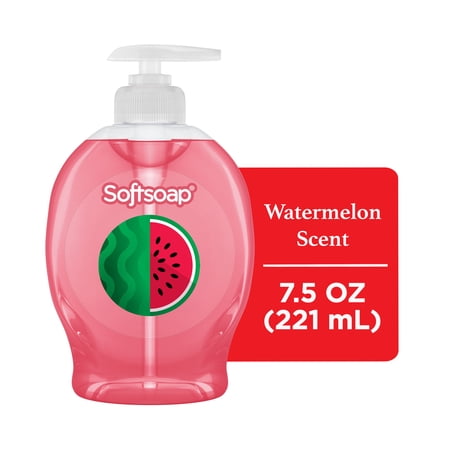 Softsoap Limited Edition Liquid Hand Soap, Watermelon Scent, 7.5 fl oz Pump Bottle