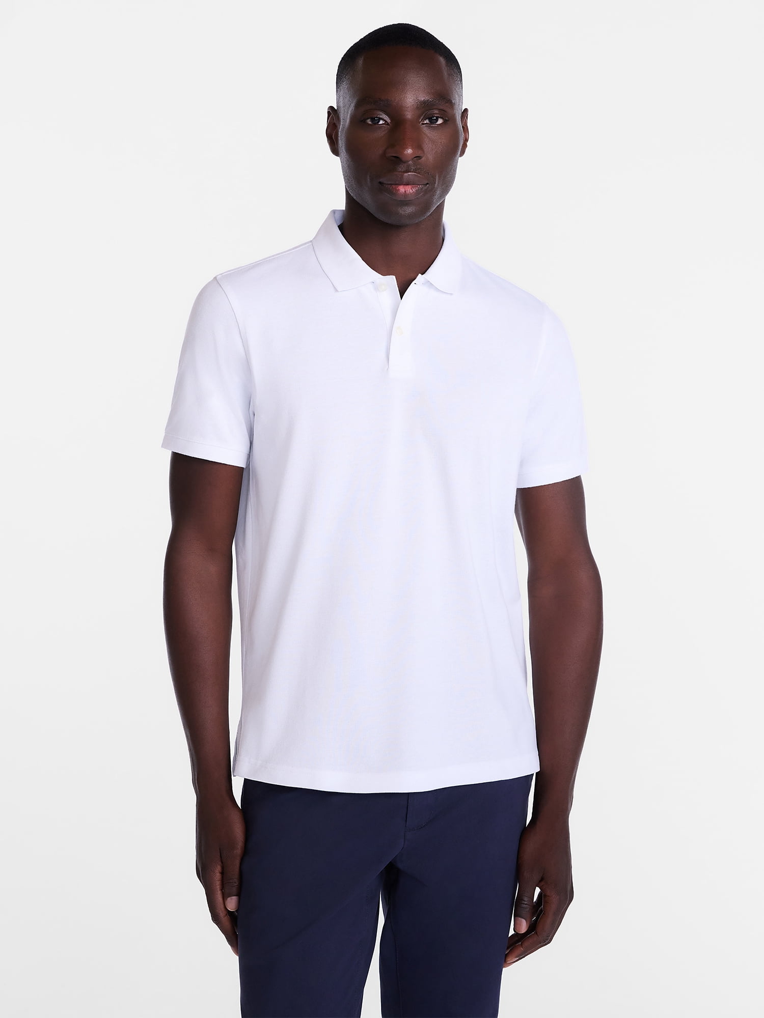 George Men's and Big and Tall Men's Pique Polo Shirt with Short Sleeves, Sizes XS-5XL, LT-3XLT