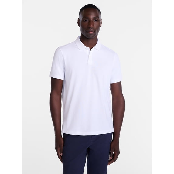 George Men's and Big and Tall Men's Pique Polo Shirt with Short Sleeves, Sizes XS-5XL, LT-3XLT