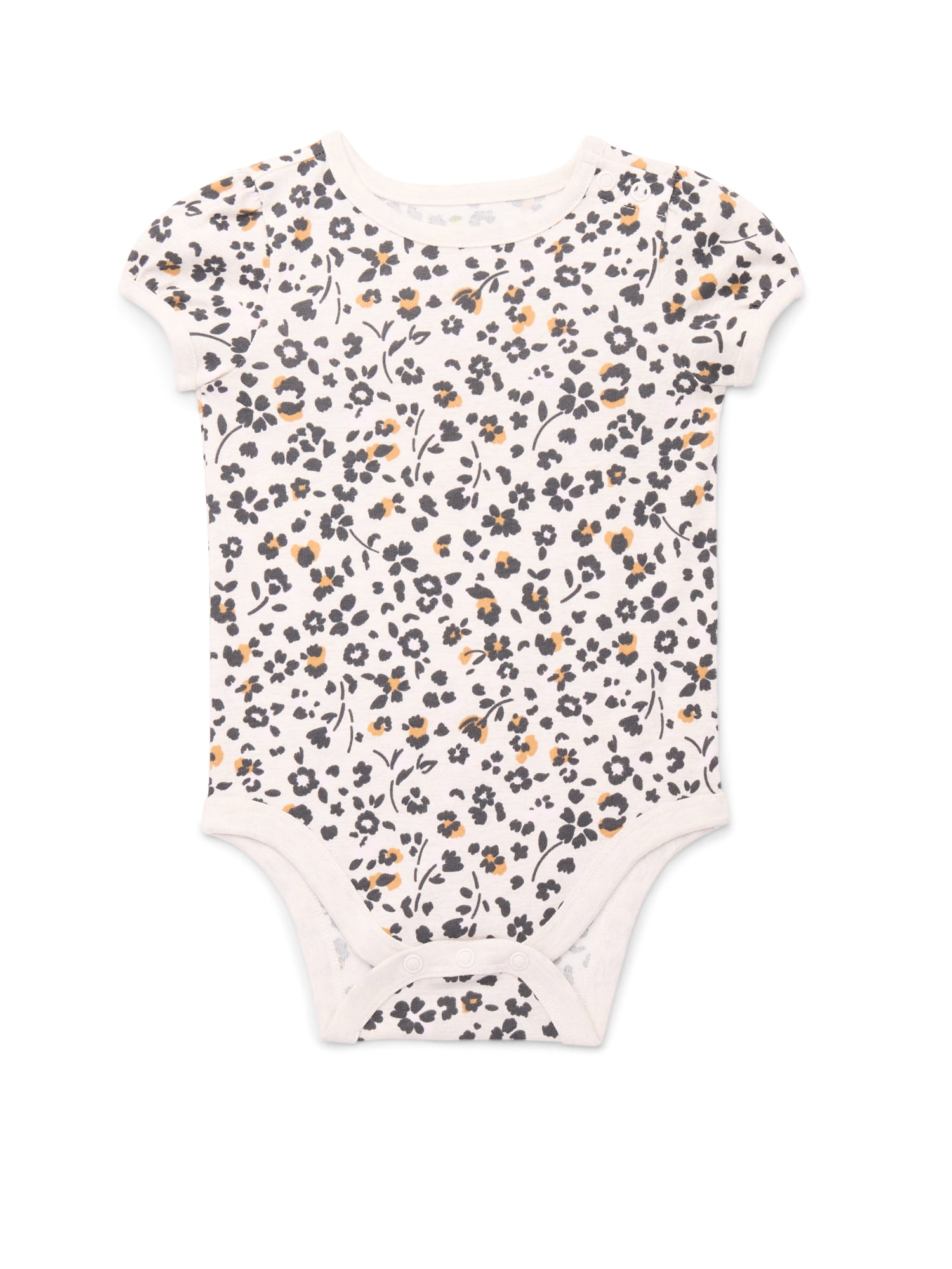 Garanimals Newborn Baby Boy, Girl & Unisex Cotton Short Sleeve Bodysuits, Sizes 0–24 Months, Single & 4-Pack