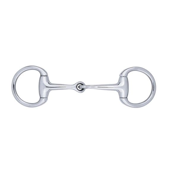 SS Pony Mini Horse 4" Mouth Eggbutt Single Joint Snaffle Bit 35332-4
