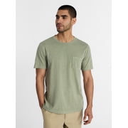 George Men's and Big Men's Short Sleeve Slub Pocket Tee, Sizes XS-3XL