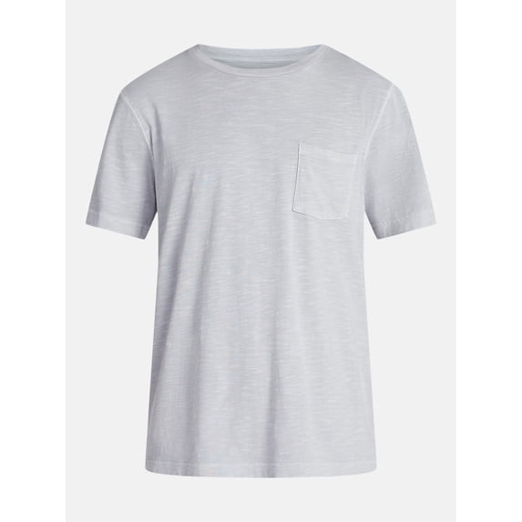 George Men's and Big Men's Slub Pocket Tee with Short Sleeves, Sizes XS-3XL