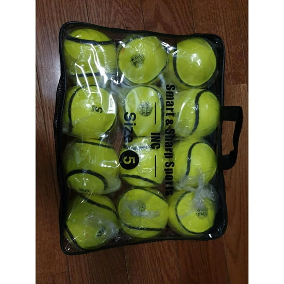 SS Smart & Sharp Sports Inc. Hurling Wall Balls Sliotars Yellow Color GAA Official Size 5 Balls (12 Sliotars). (Yellow)