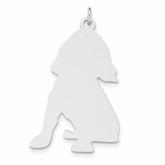 SS Toni Tails Engraveable Medium Cocker Spaniel Disc Charm