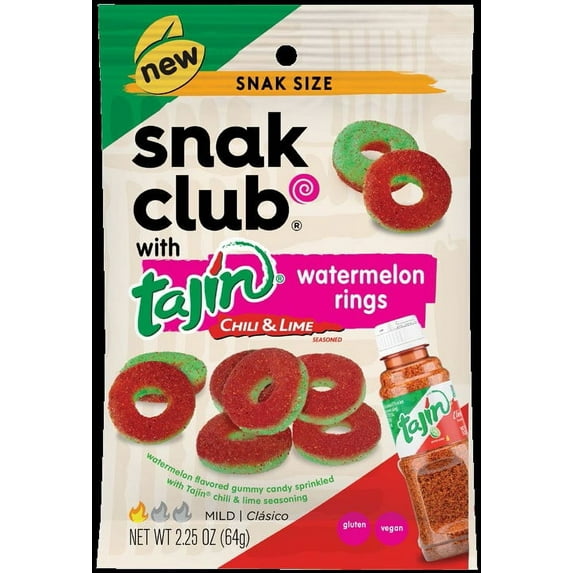 Pikin Food Products Tajin Watermelon Rings, 3.5 oz