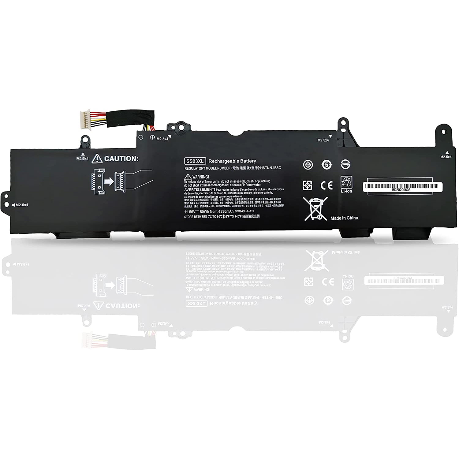 Ss03xl 933321 855 laptop battery 50wh for hp elitebook 735 745 830 840