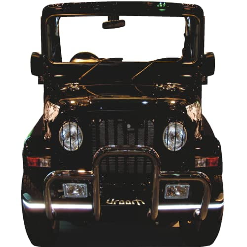Life-Size Black SUV Cardboard Cutout Standee