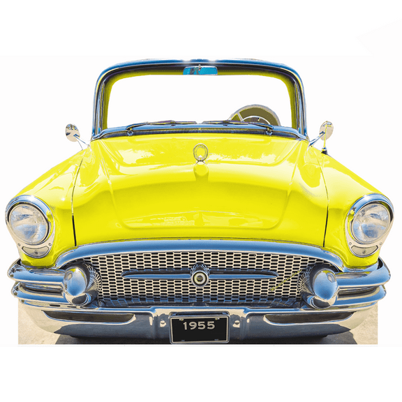 SS11043 Classic Yellow Car 1955