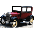 thumbnail image 1 of SS11345 1920s Classy Old Model A Red Car Stand In Cardboard Cutout Standee Standup, 1 of 2