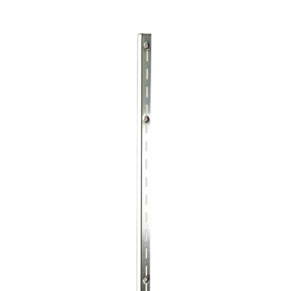 SS12-96 Heavy Duty Slotted Standard - Satin Zinc - 96 in. - Durable Design