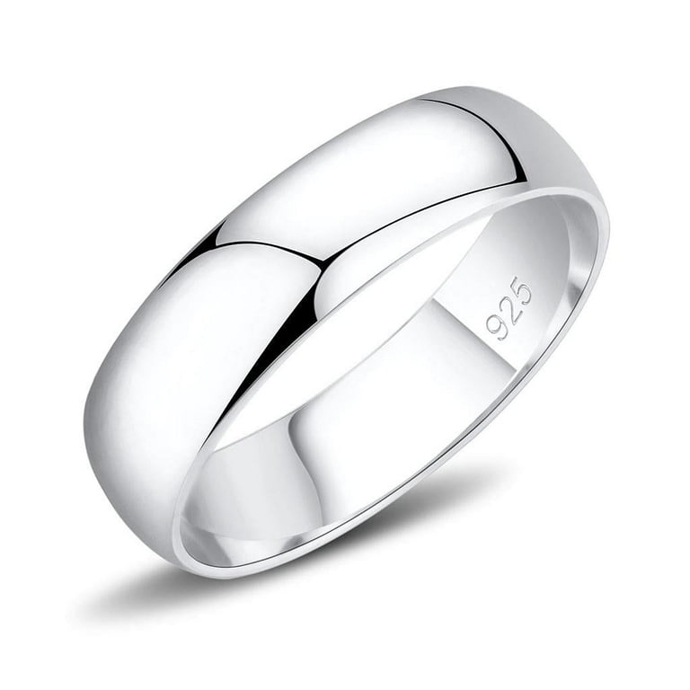 Silver 925 Sterling Silver Ring with No Stone for Women No Stone Stone  Color Style SS1375 Size 11