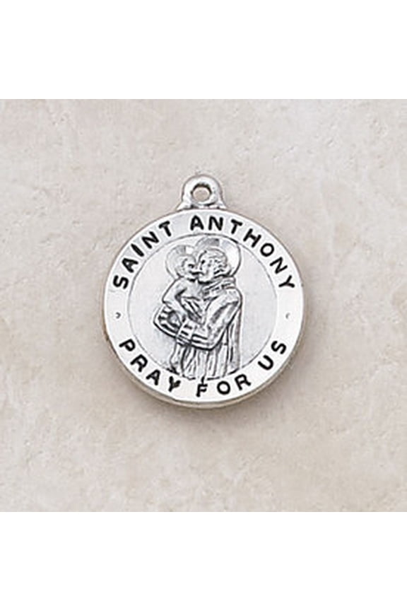 SS1538 Sterling St. Anthony Patron Saint Medal