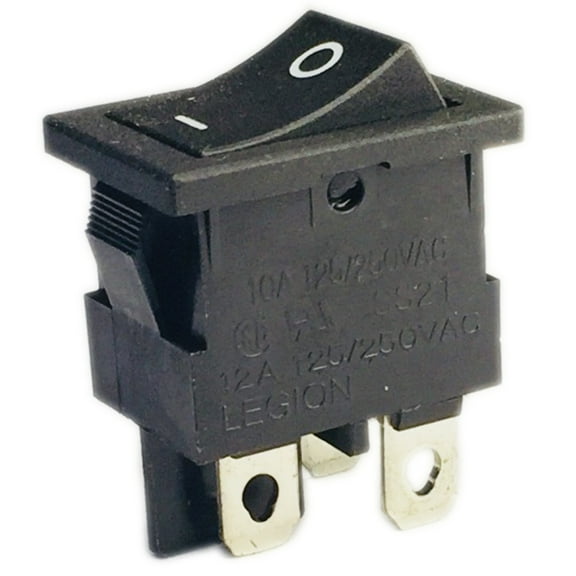 SS21 LEGION 2 Position Rocker Switch Power 12A 125/250VAC Dpst Spst ON/OFF SS21-BBTWG