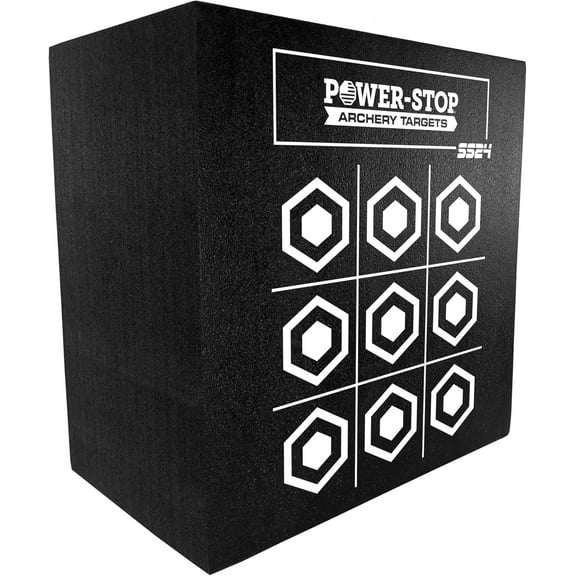 SS24 Field Target - Big Block Foam Target for Field Tips, Stop Power for Archery
