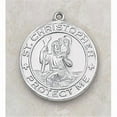thumbnail image 1 of SS242 Sterling Silver St. Christopher Medal, 1 of 1