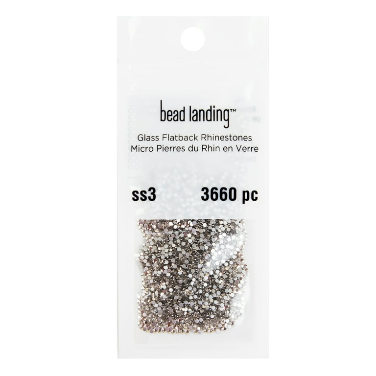 SS3 Glass Flatback Rhinestones by Bead Landing™ - Walmart.com