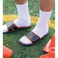 thumbnail image 1 of SS300 Imprintable Athletic Slides, Black & Orange - Large, 1 of 1