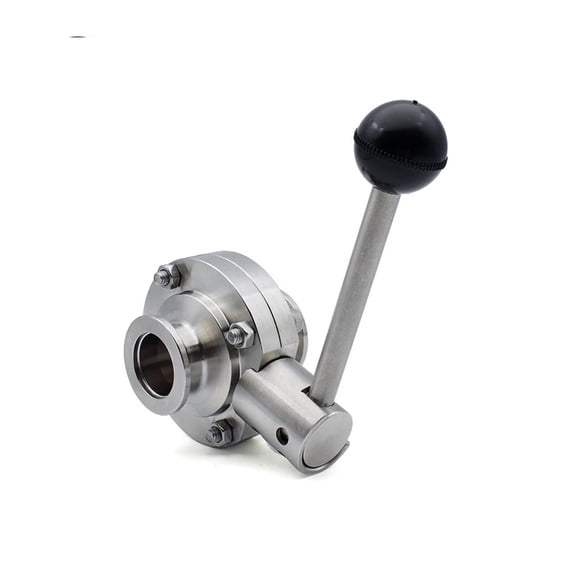 SS304 Stainless Steel KF High Vacuum Butterfly Valve - KF16/25/40/50 Manual Shut Off High-Seal Durable
