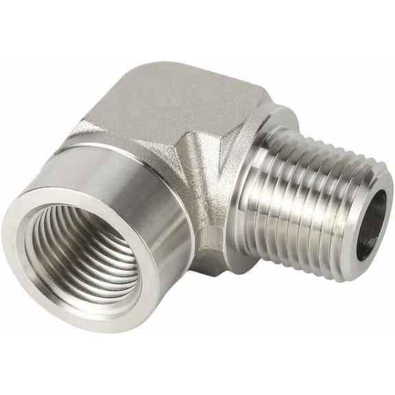 SS316 Female to Male Pipe Fitting, NPT BSPT 1/8 to 3/4 Inch, 3000psig