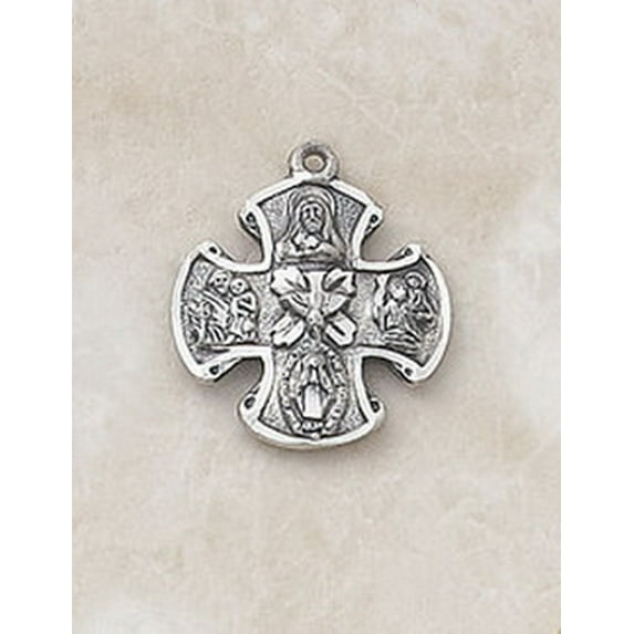SS444 Sterling Four Way Medal