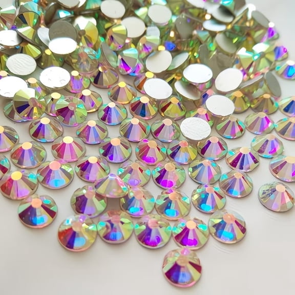 SS5 Shiny Gemstone Flat Back Stone Clear AB Crystal Rhinestones for Nail Art Decoration