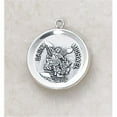 thumbnail image 1 of SS527-232 Sterling Patron Saint Michael Medal, 1 of 1