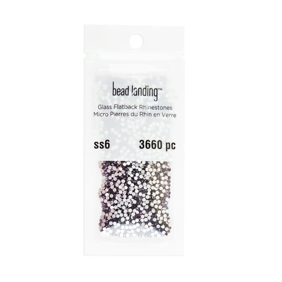 SS6 Glass Round Flatback Rhinestones by Bead Landing 3660pcs