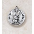 thumbnail image 1 of SS727-45 Sterling Patron Saint Raphael Medal, 1 of 1