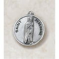 thumbnail image 1 of SS727-62 Sterling Patron Saint Peregrine Medal, 1 of 1