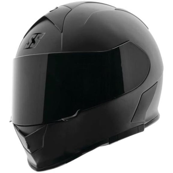 SS900 Solid Motorcycle Helmet, Matte Black - 2XL
